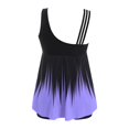 thumbnail image 5 of vigerkar Womens Plus Size Tankini Swimsuit Two Piece Bathing Suits Flowy Swim Tops with Boy Shorts Purple, M, 5 of 9