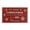 Red, variant on Merry Christmas Door Mat Indoor Welcome Mats for Front Door Entryway Non Slip Christmas Doormat with Snowflake Barries Pattern