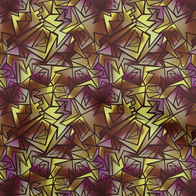 oneOone Rayon Yellow Fabric Abstracts Craft Projects Decor Fabric Printed By The Yard 56 Inch Wide