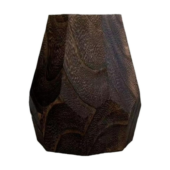 deevoka Wood Flower Vase Home Decor Flowerpot Vase for Living Room Tabletop Entryway
