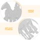 thumbnail image 3 of Moluckfu 2Ud Troqueles Metálicos De Para Manualidades Caballo Plantillas De Estampado, 3 of 8