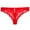 Red, variant on Bigersell Plus Size Panties for Women Clearance Womens No Show Underwear High Cut Panty Style P-557 Cotton Boyshort Panties Thongs Ladies High Waist Briefs Mid Waist Women's Briefs Wine L