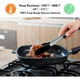 thumbnail image 3 of Premium Stainless Steel Locking Kitchen Tongs with Silicon Tips, Set of 2-9" and 12", 3 of 19