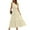 Beige, variant on Uaswgudfs Sleeveless Summer Dresses 2025: V-Neck Tiered Midi Sundress - Flowy Silhouette & Breathable Fabric for Casual Beach Gatherings & Summer Parties Beige M