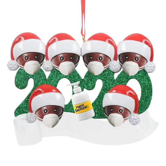 Limited Time Deal Christmas tree Ornaments Christmas Decorations Holiday Family Ornament Personalized Survived of Decoration Hangs for Christmas Tree Decorations Hanging Craft Holiday Party Supplies