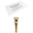 thumbnail image 1 of American Imaginations 23.75-in. W 1 Hole Ceramic Top Set In White Color AI-20714, 1 of 1
