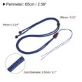 thumbnail image 2 of Unique Bargains Jade Ropes Nylon Cord Necklace Holder Strings Emerald Rope, Navy Blue 5 Pack, 2 of 6