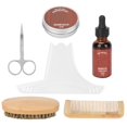 thumbnail image 1 of Kit de cuidado de la barba para hombre, Kit de aseo para el crecimiento, crema de barba, peine, cepillo, tijeras para bigote, 2024, 1 of 5