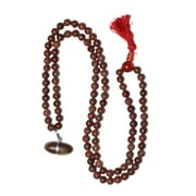 Mogul Shiva Lingam Spiritual Mala Beads Power Energy Sunstone Yoga Necklace
