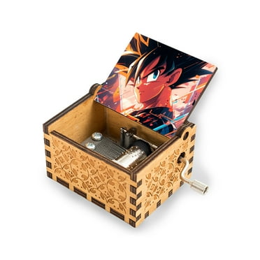 Dra-gon Ball Music Box - Wooden Laser Engraved Vintage Hand-cranked Cute Box Best Unique Gift for Valentine's Day/Thanksgiving/Birthday/Christmas
