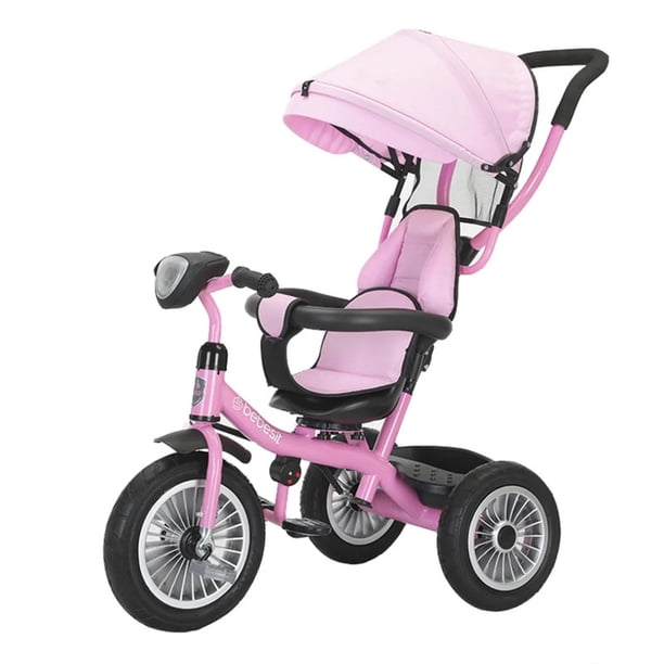 Triciclo Paseo Infantil 360 LX Bebesit con Asiento Giratorio y Canastilla