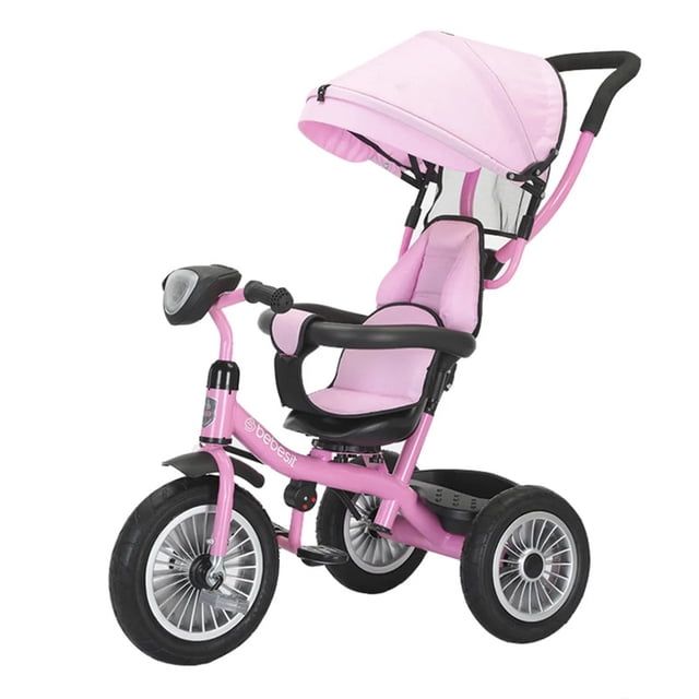 Triciclo Paseo Infantil 360 LX Bebesit con Asiento Giratorio y Canastilla