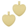thumbnail image 1 of Uxcell 2Pcs Small Pocket Mirror for Purse, 3.82" x 3.35" Heart Shape Stainless Steel Compact Makeup Mirror with Leather Case, Travel Mirror Handheld Mirror for Women, Girls(Champagne Gold), 1 of 7