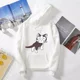 thumbnail image 4 of Moda Sudadera De Mujer Con Capucha - Gato De Ojo Grande, 4 of 5