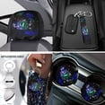 thumbnail image 4 of Uorisanigo Aesthetic Hippy Mushroom Auto Seat Covers for Cars with Seatbelt Shoulder Pad Coasters Steering Cover Headrest Cushion Shift Knob Handbrake Grip Protector Armrest Cover Key Chains,18 Pack, 4 of 7