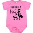 thumbnail image 3 of Inktastic I'd Rather Be in Paris- shopping and travel Girls Baby Bodysuit, 3 of 5