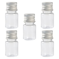 PBPBOX 5Pcs Portable Plastic Bottles Transparent Refillable Vials for Makeup Storage