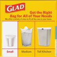 thumbnail image 2 of FLINT - Glad 4 Gal. White Fresh Odorshield Small Trash Bag 78812 Glad 78812, 2 of 5