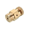 thumbnail image 3 of Unique Bargains Pneumatic Exhaust Valve Repair Replacement Parts Control Device, G1/4 Male, Gold Tone, 3 of 4