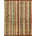 thumbnail image 1 of Ahgly Company Machine Washable Indoor Rectangle Abstract Saddle Brown Area Rugs, 8' x 10', 1 of 7