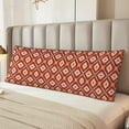 thumbnail image 6 of KLL Ultra Soft Microfiber Body Pillow Cover/Pillowcases 20"x54" with Hidden Zipper Closure-70s Retro Style, 6 of 8