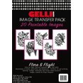 thumbnail image 1 of Paquete imprimible de transferencia de imágenes Gelli Arts Flora Flight, 30 piezas, 1 of 6