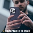 thumbnail image 3 of Case for iPhone 15 Pro,Decase Heavy Duty Armor Cover Drop Protection Shockproof Rugged Phone Shell,for iPhone 15 Pro - Navyblue, 3 of 7