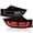 Black Housing Smoke Lens, variant on Spec-D Tuning Black Smoke Full LED Tail Lights w/ Sequential Turn and Red Fiber Optic Lights Signal and Startup Animation Compatible with 2015-2020 Toyota Sienna, Left + Right Pair Assembly