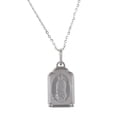 thumbnail image 1 of Medalla de la Virgen de Guadalupe grabada en marco portal imagen completa Medalla Italiana Medalla y cadena, 1 of 3