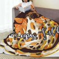 thumbnail image 6 of Honeii Fall Farmhouse Pumpkins Print Fleece Blanket - Throw Blanket for Bed, Sofa, Couch, Camping, and Travel , Microplush Ultra Soft Warm Blanket-80"x60", 6 of 7