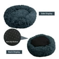 thumbnail image 5 of Donut Dog Bed - Anti-Anxiety, Self Warming, Cozy Soft Plush, Machine Washable Round Pet Bed, Ideal for Home & Travel, 20"x 8"， Dark Grey, 5 of 9