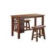 thumbnail image 5 of Boraam Brittany 3pc Rectangular Dining Room Table Set - Chestnut Wire-Brush, 5 of 18
