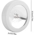 thumbnail image 2 of Glowing Coaster Luminous Wine Bottle Mat Flashing Base Coasters(white,colorful Light), 2 of 5