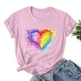 thumbnail image 2 of White Summer Tops for Women Tshirts Shirts Graphic Vintage Plus Size Slim Fit Tees for Women, 2 of 3