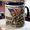 Black, variant on Firefighter Patriot Mug 3D Effect Coffee Cup, American Courage Gift for Firefighters
