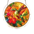 thumbnail image 3 of 83 Pieces Acrylic Suncatcher Jigsaw Puzzle, Unique Acrylic Sun Catcher Puzzle Kit for Doors Garden and Window Hanging, DIY Suncatcher Kits for Adults, 7.48 Inch, 3 of 9