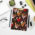 thumbnail image 7 of FMSHPON RoosterChickens Clipboard Hardboard Wood Nursing Clip Board and Pull for Standard A4 Letter 13x9 inches, 7 of 7