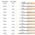 thumbnail image 5 of Uxcell 3pcs Detail Paint Brushes 6mm Nylon Miniature Painting Brush for Watercolor Acrylic Painting(00000#), 5 of 6