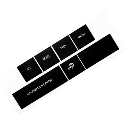 Yassdwbn Information Center Button Repair Stickers For Jeep Cherokee Commander 2005-2009