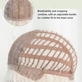 thumbnail image 4 of Fiudx Peluca Rizada, Elegante Peluca de Cabello Largo para Mujer, Peluca Roja de Ajuste Cómodo, Disfraz de Fiesta para Carnaval, Accesorio de Moda para Mujer, Incluye Redecilla para El Cabello, Fácil, 4 of 7