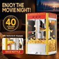 thumbnail image 3 of Ktaxon 10 oz Popcorn Machine 4 Gal Theater Countertop Popper, Red, 3 of 8