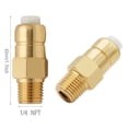 thumbnail image 4 of 2 Pieces Thermal Release Valve for Pressure Washer Pump, 1/4 Inch NPT Thermal Relief Valve, Replacement Pump Protector, 4 of 6