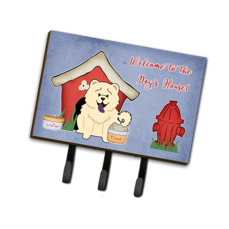 Dog House Collection Chow Chow White Leash or Key Holder
