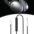 thumbnail image 2 of USB C Cable for QC25/QC35/QC35II/QC45/NC700/Y40/Y45/Y50 Headset Type C to 2.5mm Cord with Inline Mic Wire, 2 of 8