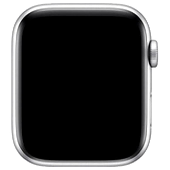 Apple Watch Series 4 Silver Aluminum White Sport Band MU642LL/A Smart Watch, 40mm, 1