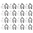 thumbnail image 1 of 20X Auriculares MIC PTT de 2 Pines Auricular Intrauditivo del Tubo Acustico Encubierto para Kenwood TYT Baofeng UV-5R BF-888S CB Accesorios de Radio, 1 of 5