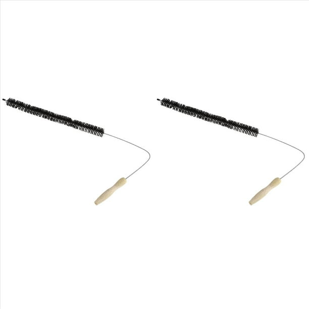2X Secador Limpiador de Ventilación Secador Cepillo de Pelusa Limpiador de Trampa de Ventilación Cepillo de Bobina de Refrigerador Y Flexible