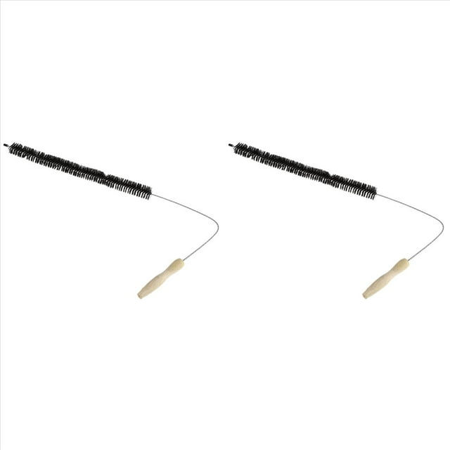 2X Secador Limpiador de Ventilación Secador Cepillo de Pelusa Limpiador de Trampa de Ventilación Cepillo de Bobina de Refrigerador Y Flexible