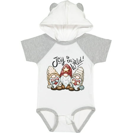 

Inktastic Joy to the World Christmas Gnomes Gift Baby Boy or Baby Girl Bodysuit