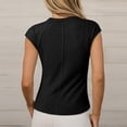 thumbnail image 4 of Débardeurs pour Femmes, Camisole Décontractée Sans Manches, Haut d'Été Coupe Ample à Col Rond, Mélange Polyester Spandex pour Usage Quotidien, 4 of 7